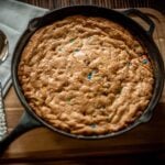 Cast Iron Cookie with Spoon and Napkin.