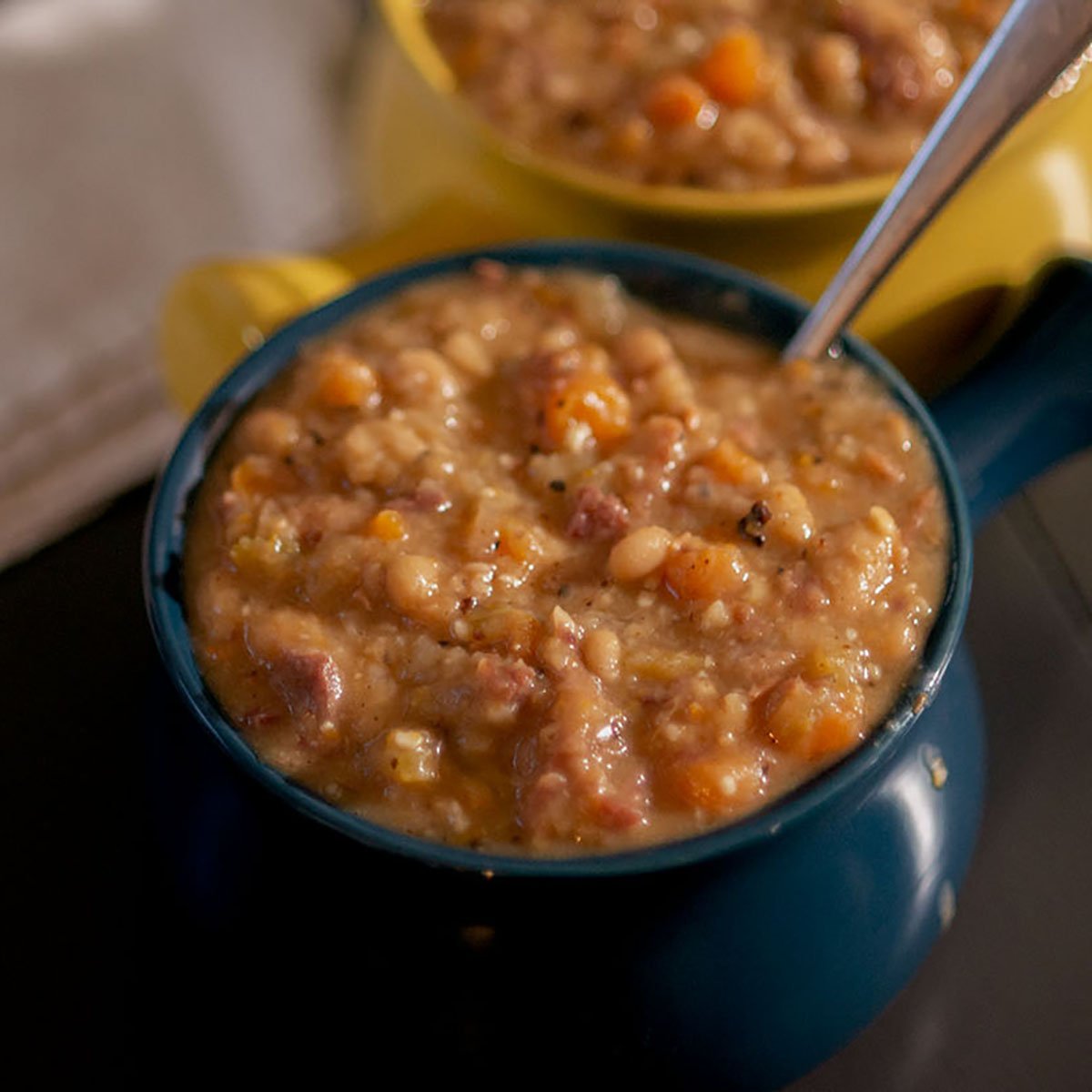 Thick Ham and Bean Soup Recipe - Chicken Fried Kitchen