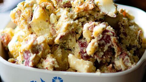 Red Skin Potato Salad with Bacon